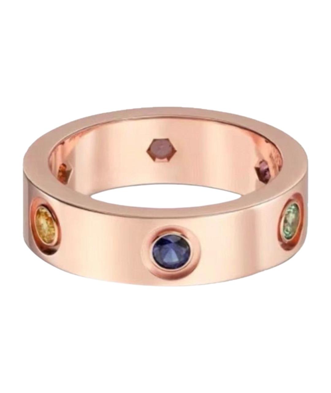 CARTIER Золотое кольцо из розового золота, фото 1