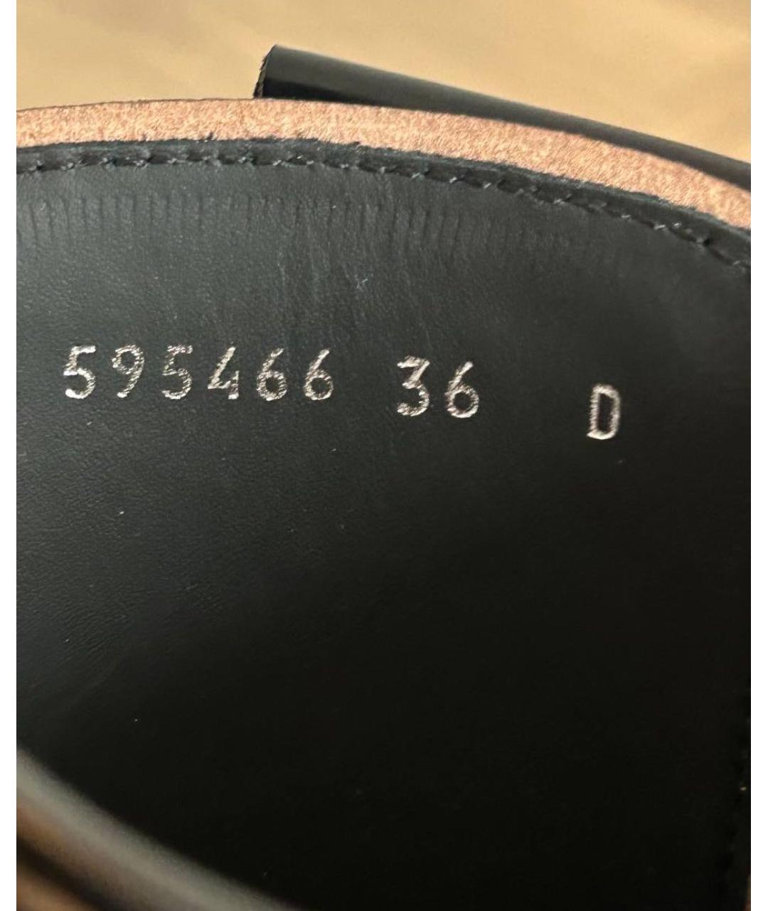 ALEXANDER MCQUEEN Черные кожаные сапоги, фото 7