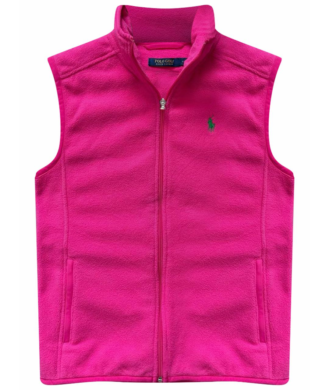 POLO RALPH LAUREN Розовый полиэстеровый жилет, фото 1