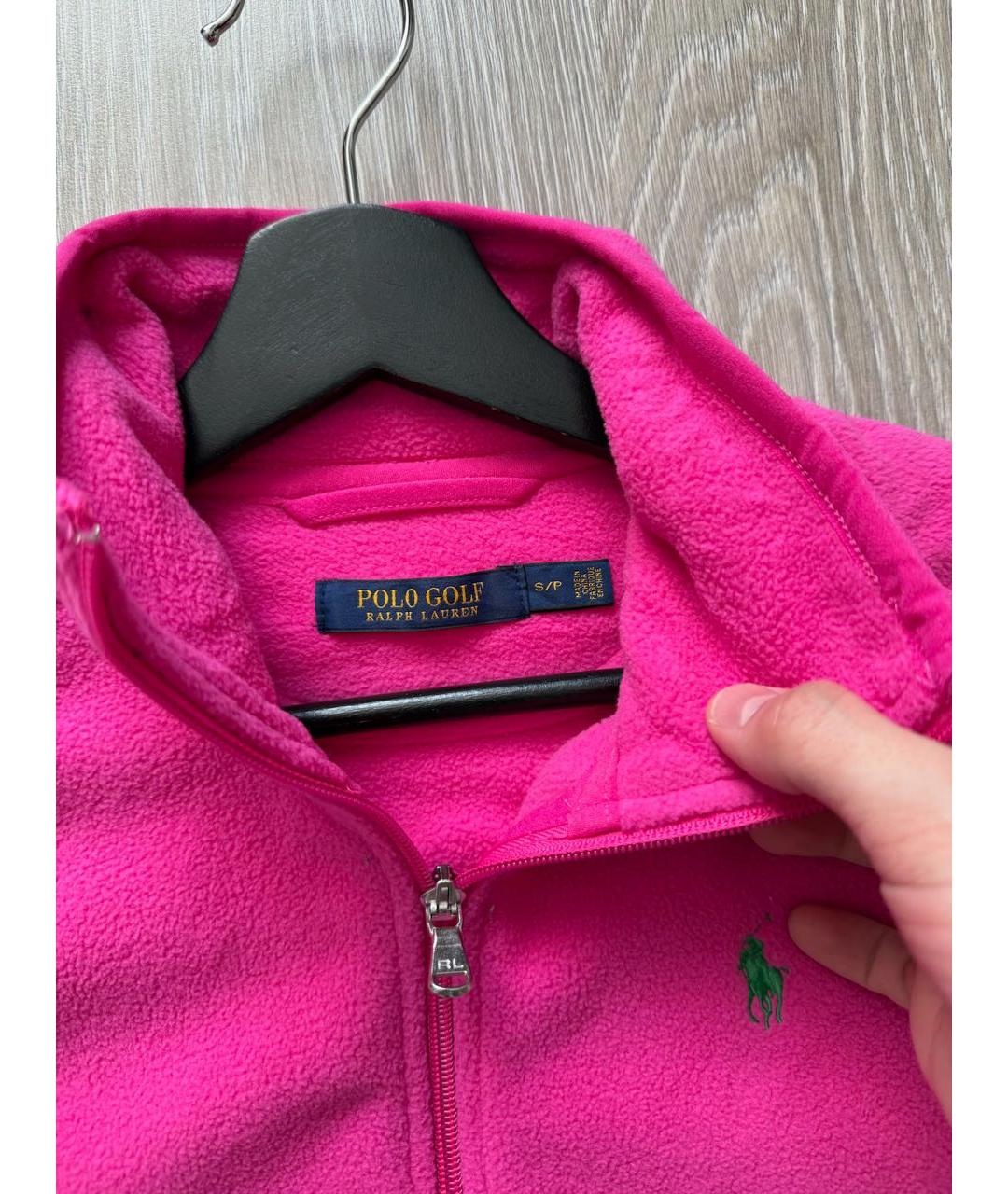 POLO RALPH LAUREN Розовый полиэстеровый жилет, фото 2