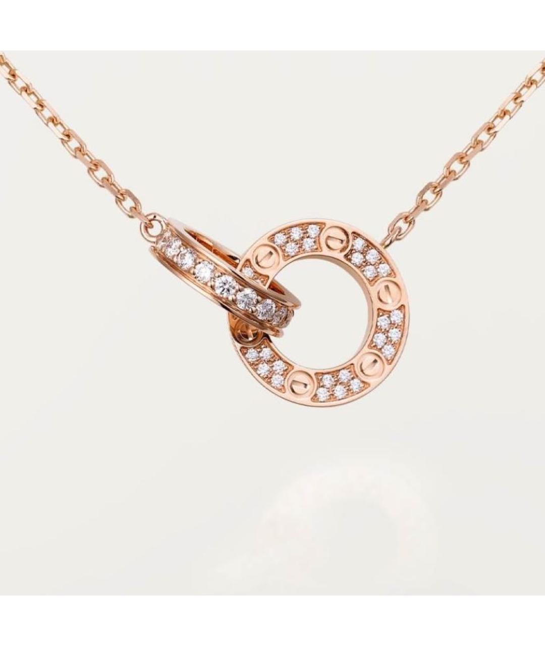 CARTIER Розовое колье из розового золота, фото 7