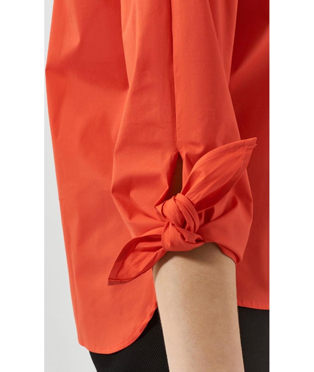 BOGNER Оранжевая хлопко-эластановая блузы, фото 5