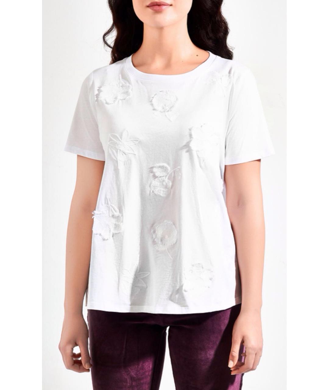 BOGNER Белая хлопковая футболка, фото 2