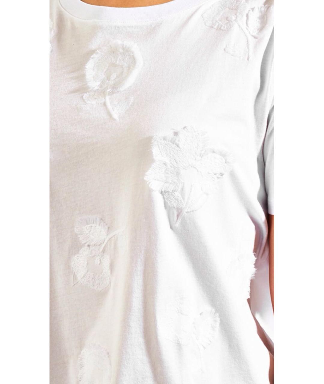 BOGNER Белая хлопковая футболка, фото 5