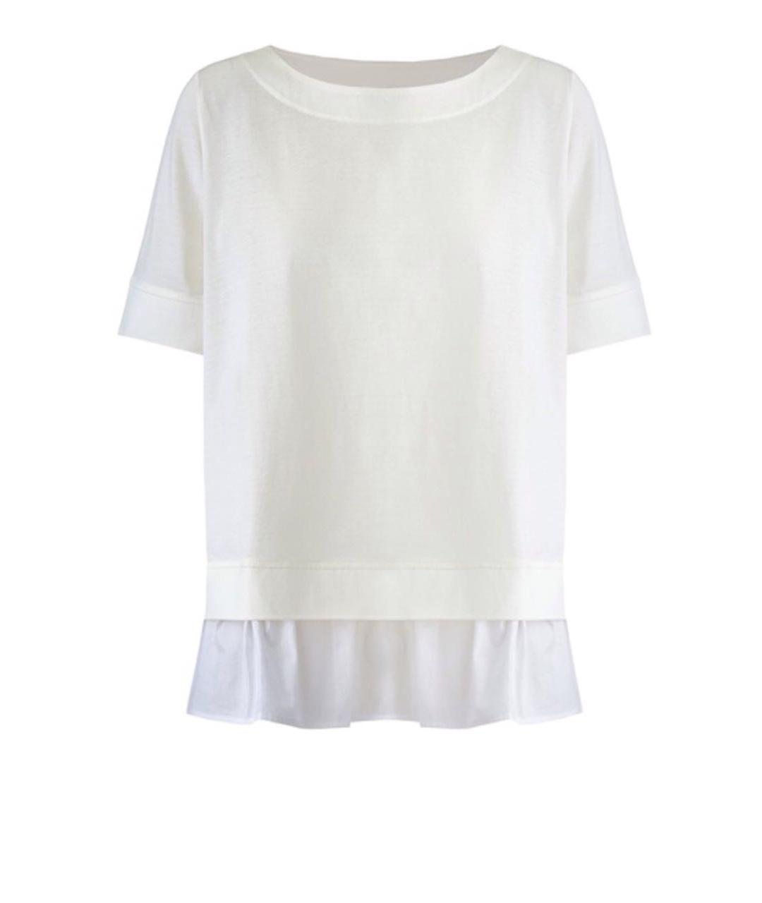 BOGNER Белая хлопковая футболка, фото 1