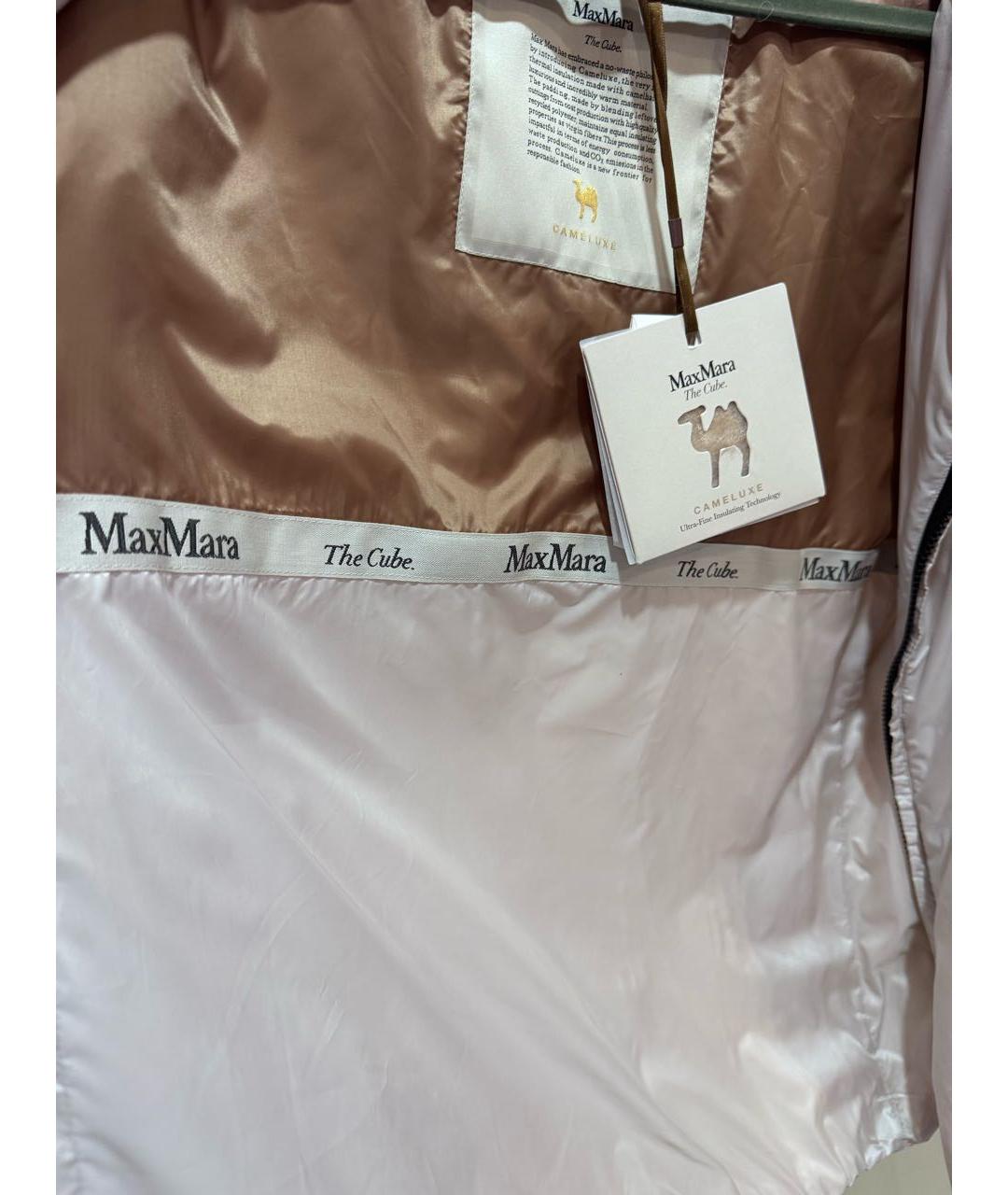 MAX MARA THE CUBE Серая полиэстеровая куртка, фото 5