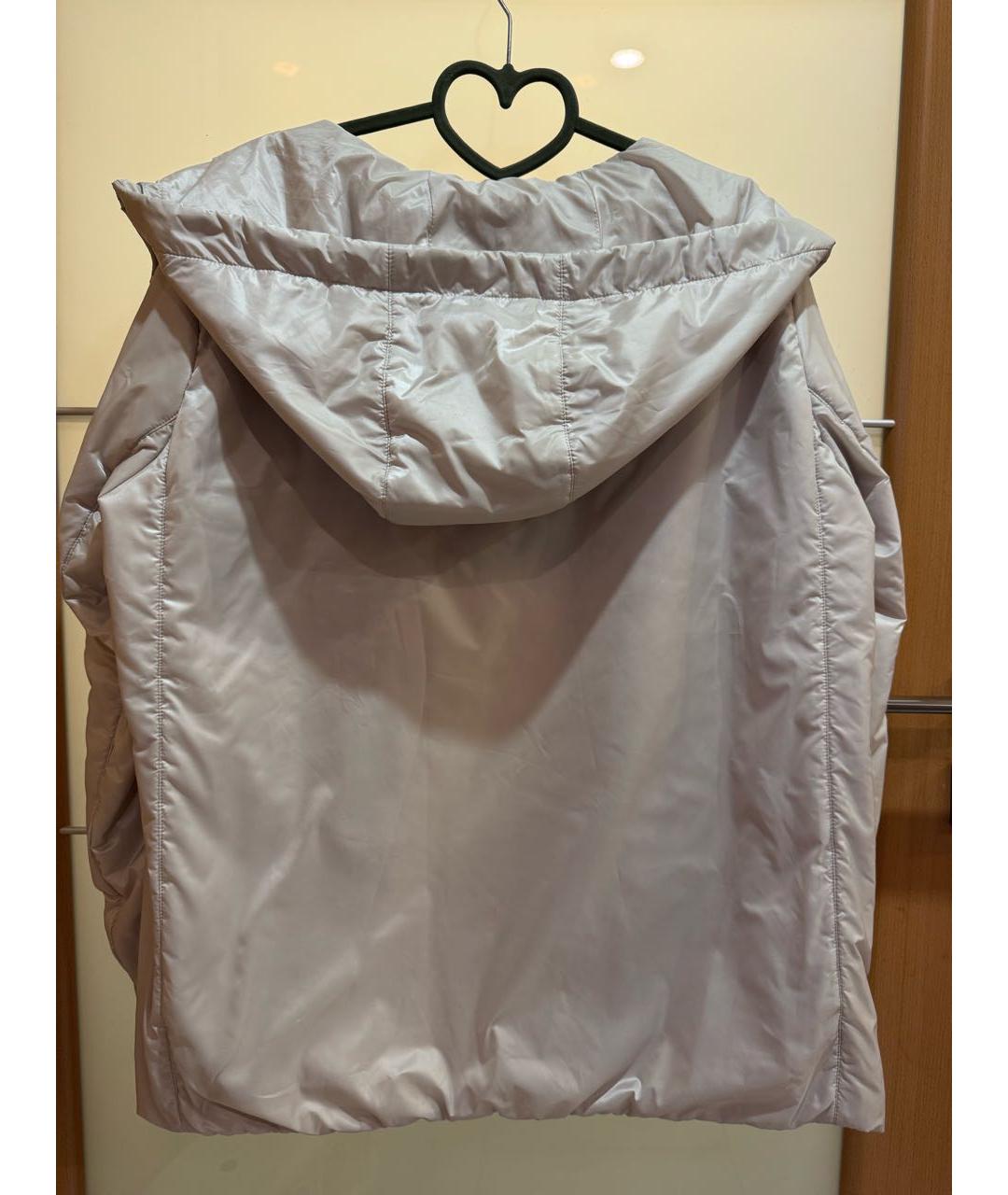 MAX MARA THE CUBE Серая полиэстеровая куртка, фото 2