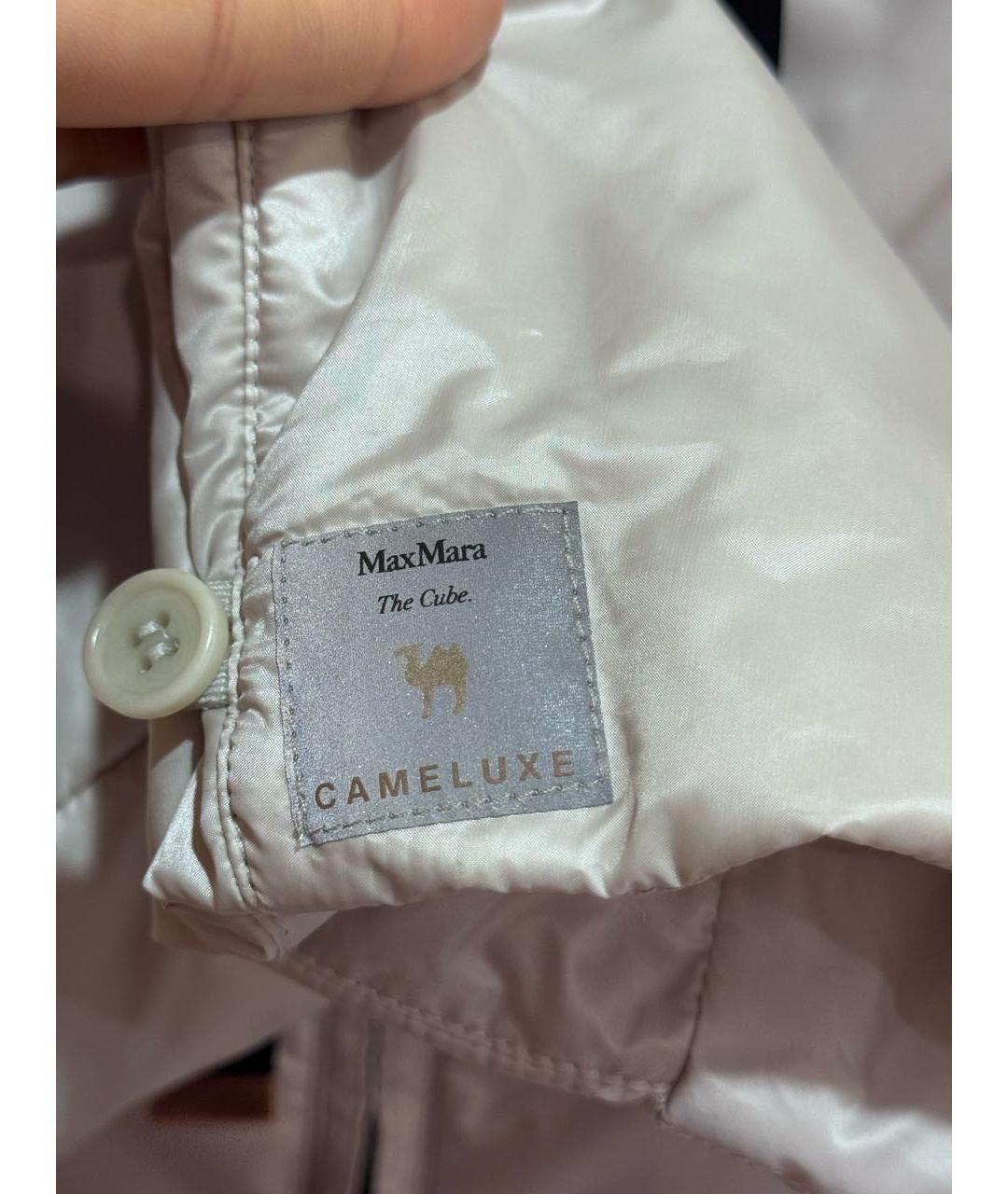 MAX MARA THE CUBE Серая полиэстеровая куртка, фото 7