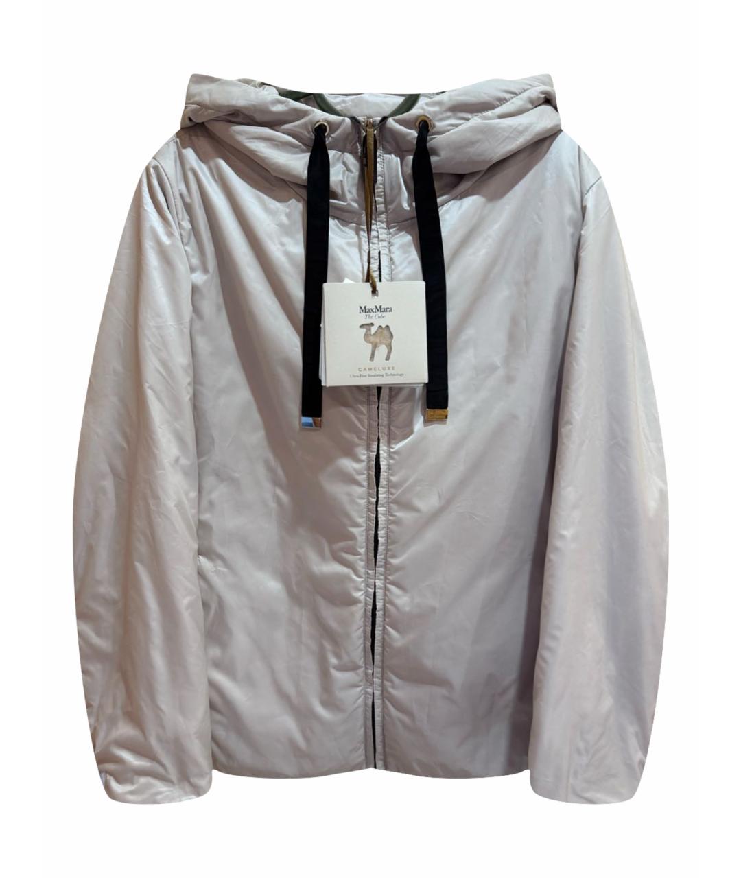 MAX MARA THE CUBE Серая полиэстеровая куртка, фото 1