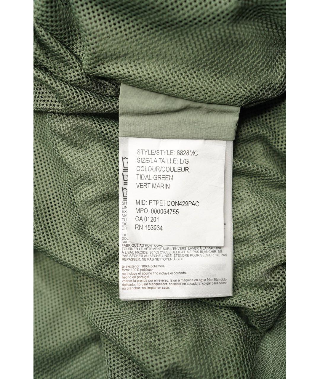 CANADA GOOSE Зеленая полиэстеровая куртка, фото 6