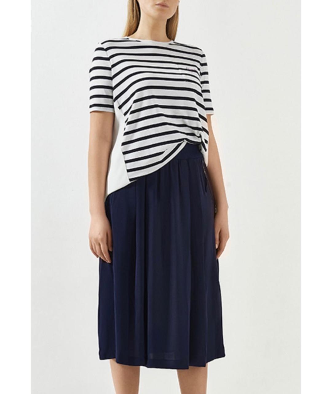 BOGNER Синяя юбка миди, фото 2