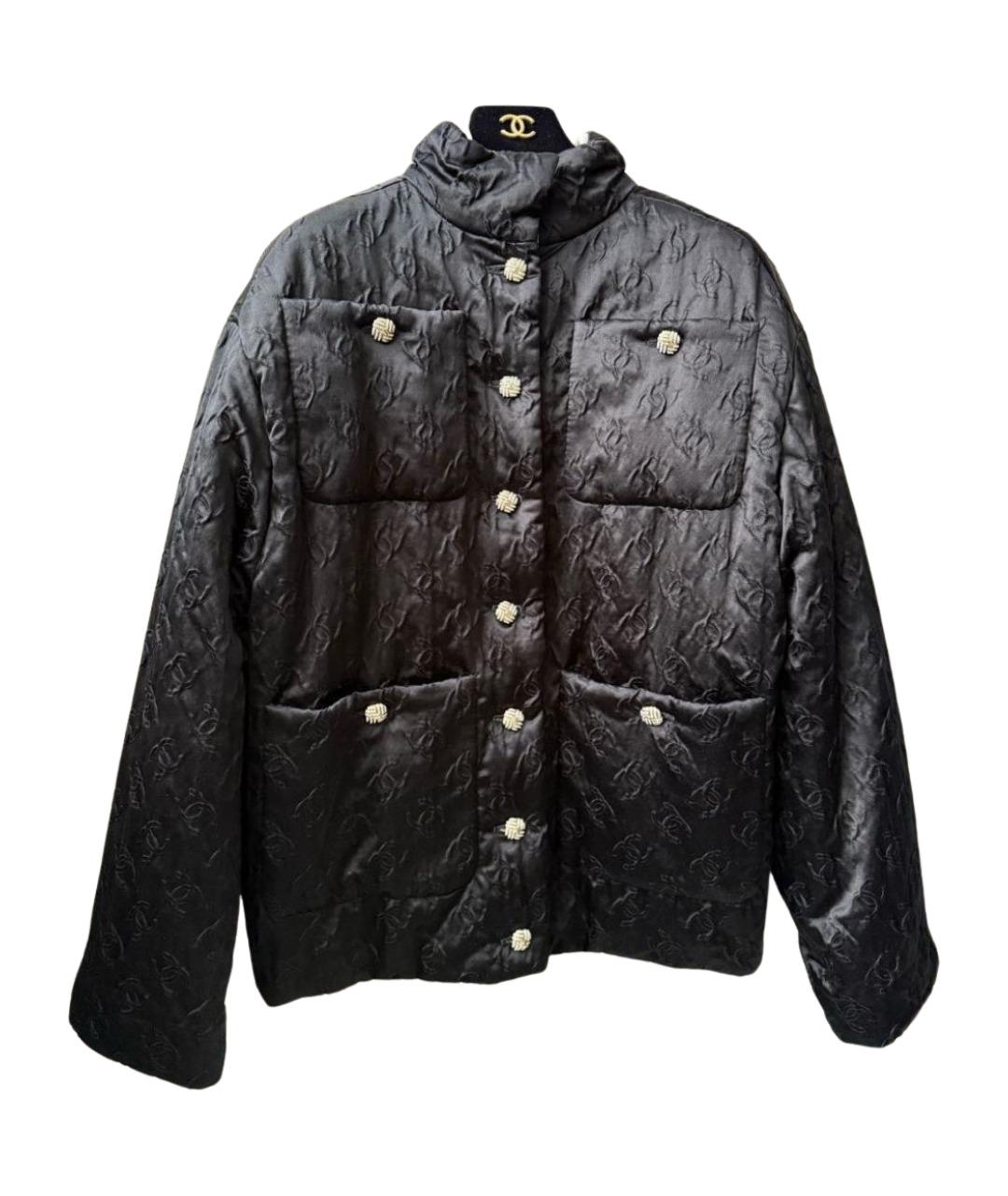 CHANEL Черная хлопковая куртка, фото 1