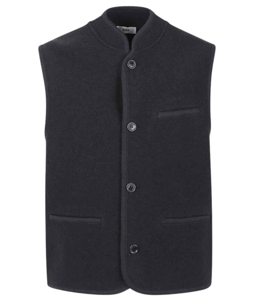 RIER Серый шерстяной жилет, фото 1