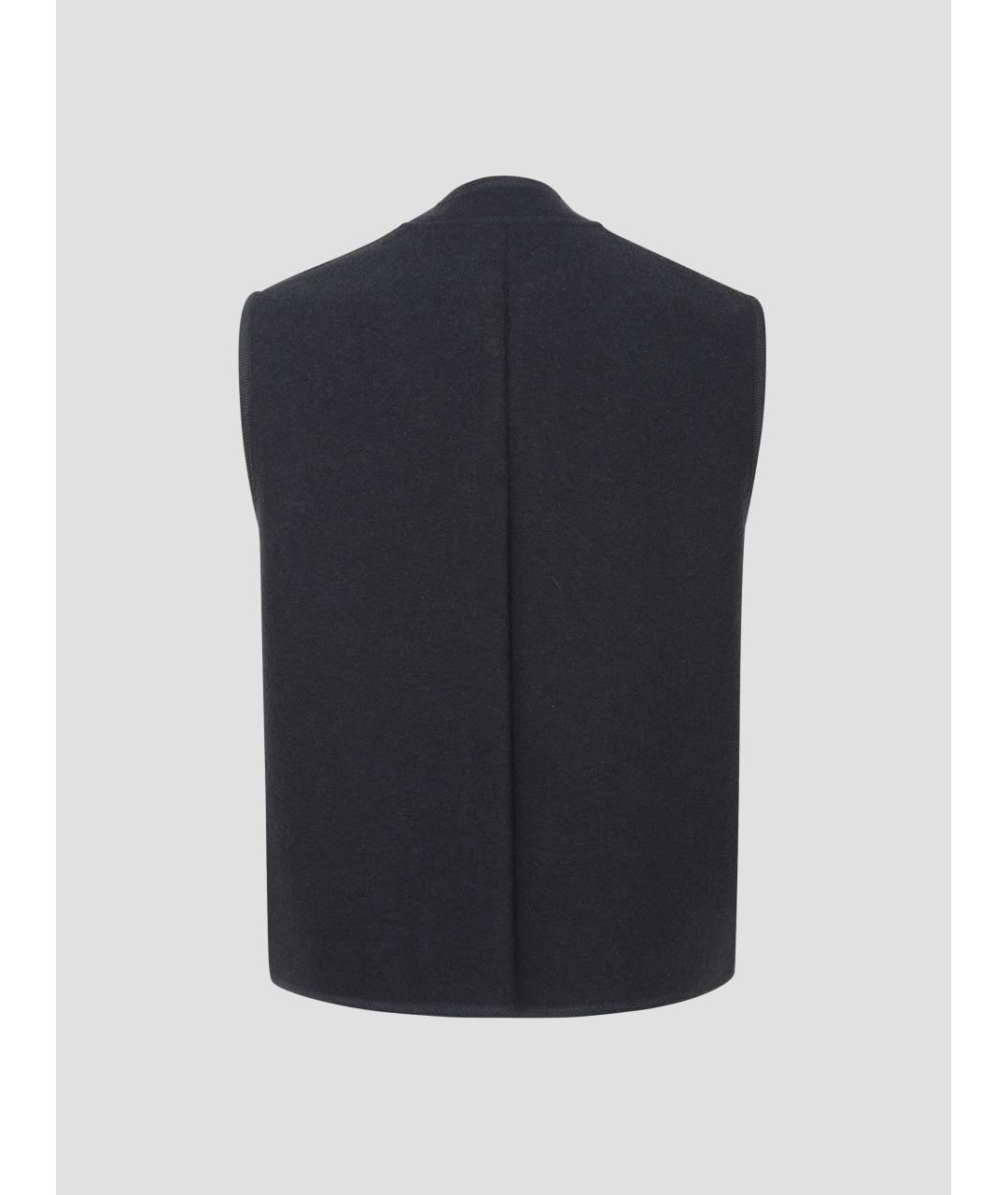 RIER Серый шерстяной жилет, фото 2