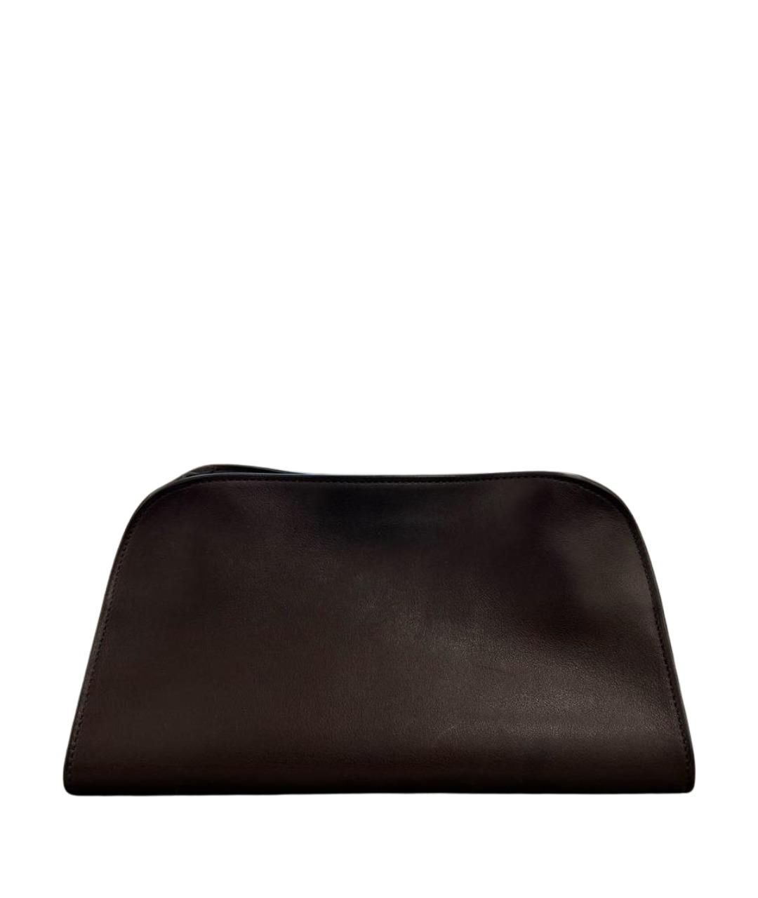 THE ROW Коричневая кожаная сумка с короткими ручками, фото 1