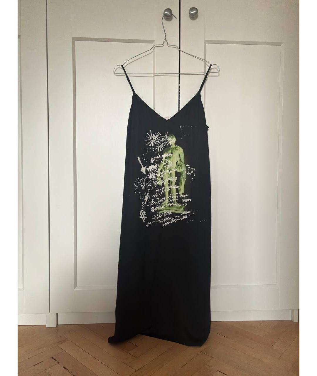 PROENZA SCHOULER Черное вискозное повседневное платье, фото 7