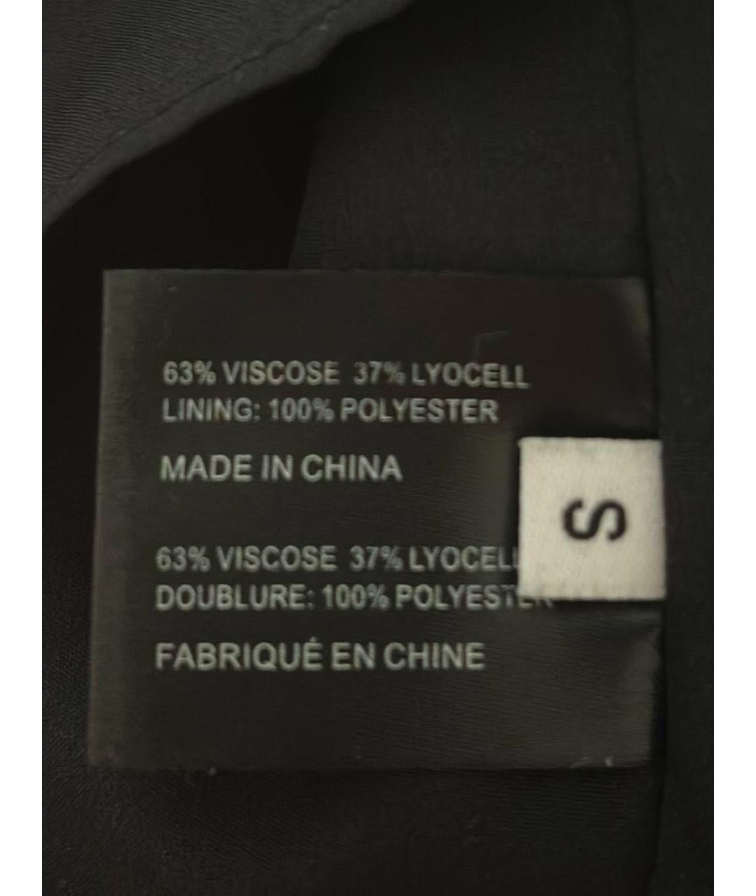 PROENZA SCHOULER Черное вискозное повседневное платье, фото 5