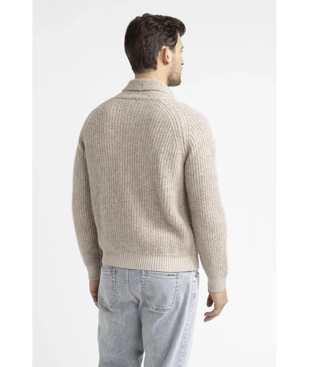 PESERICO Бежевый кардиган, фото 4