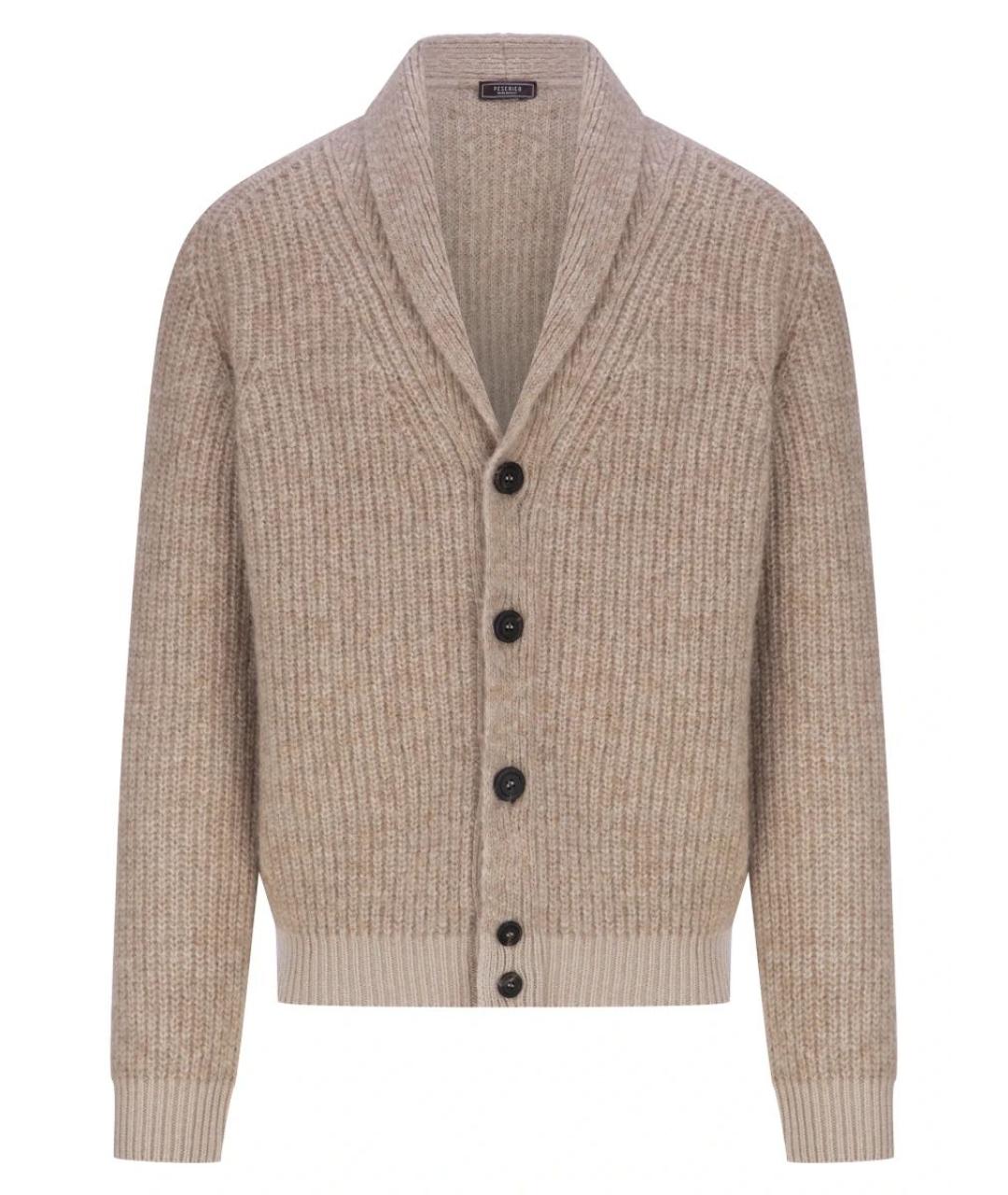 PESERICO Бежевый кардиган, фото 1