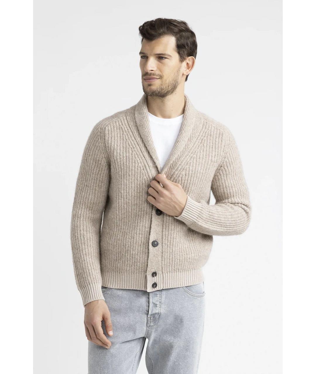 PESERICO Бежевый кардиган, фото 5