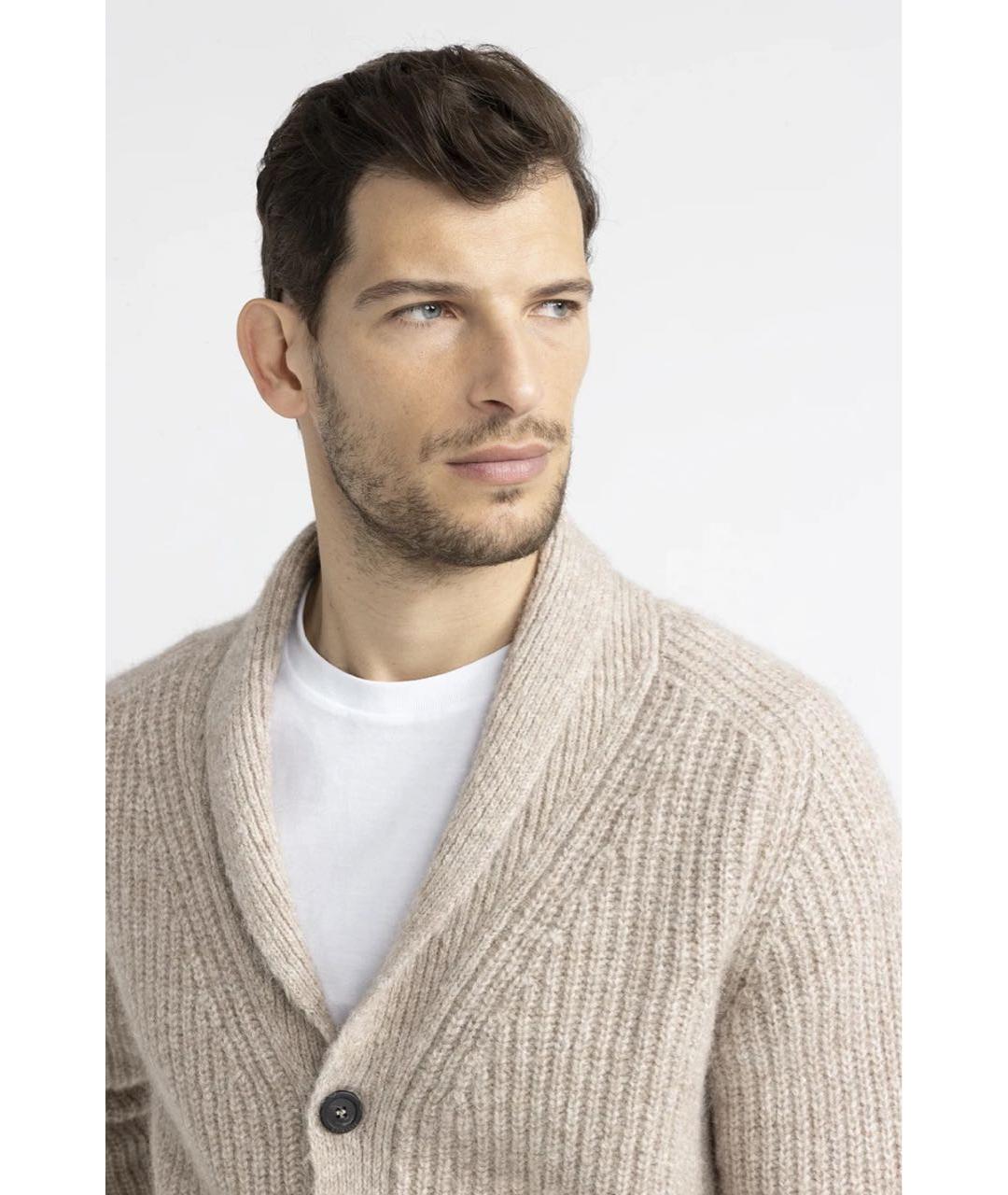 PESERICO Бежевый кардиган, фото 3