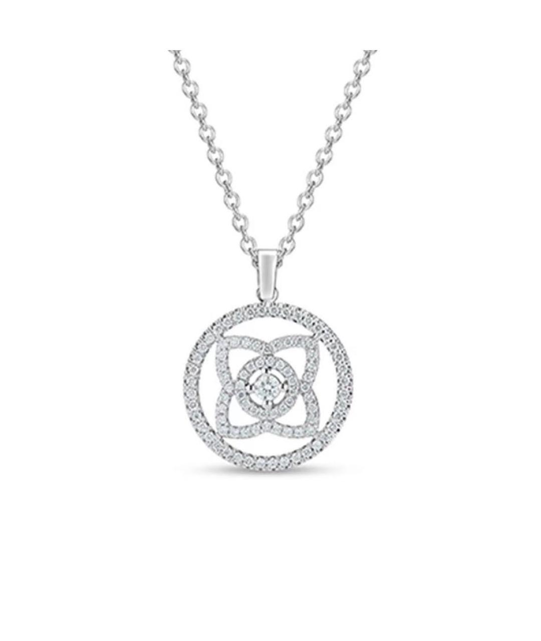 DE BEERS Белое колье из белого золота, фото 1