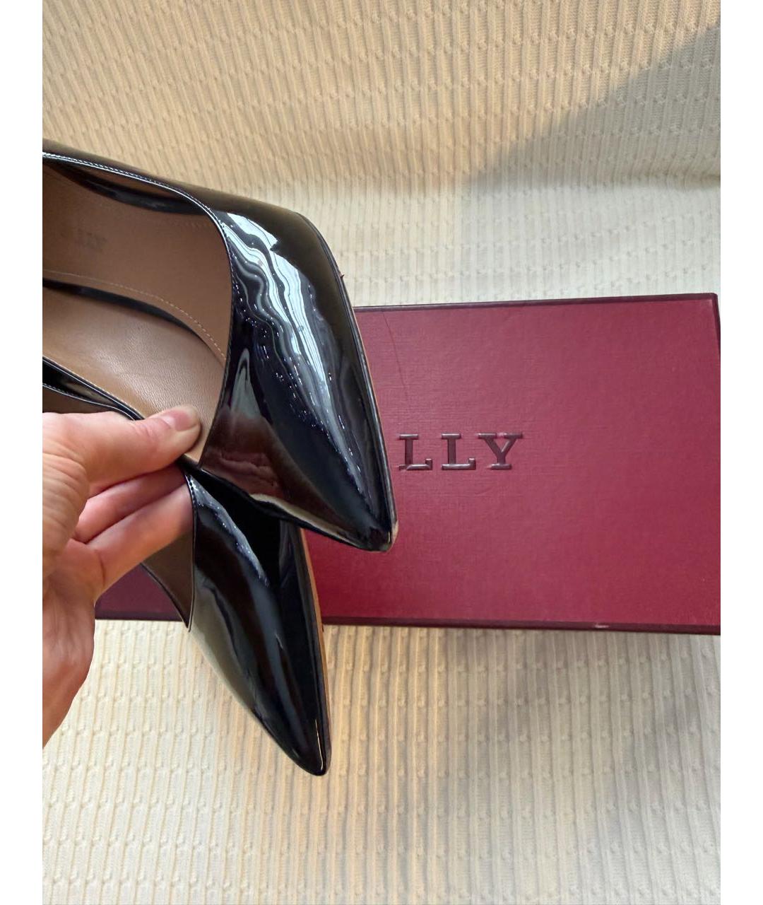 BALLY Черные кожаные туфли, фото 6