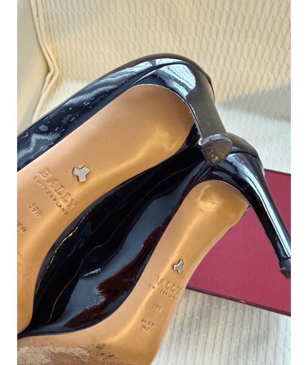 BALLY Черные кожаные туфли, фото 5