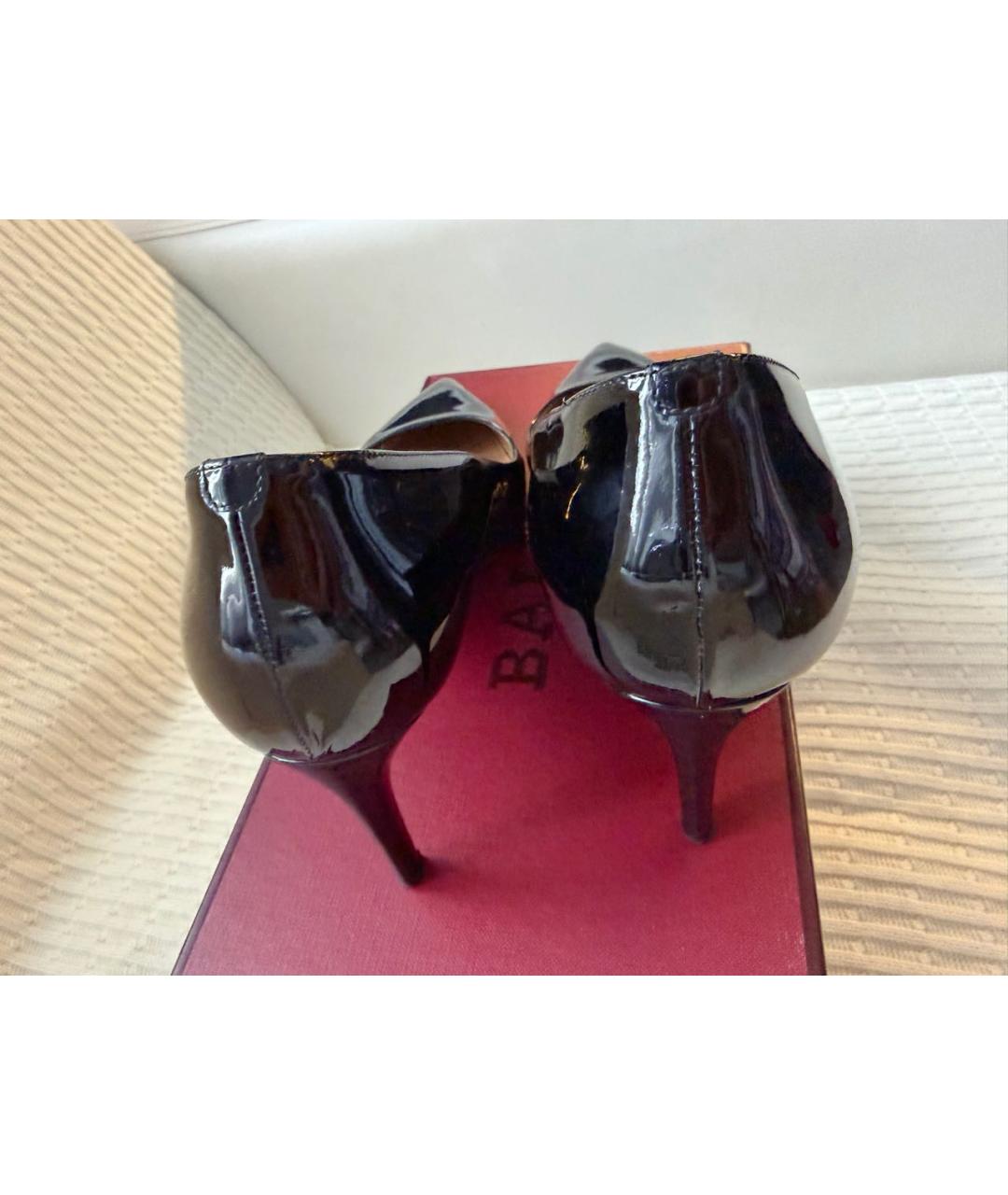 BALLY Черные кожаные туфли, фото 4