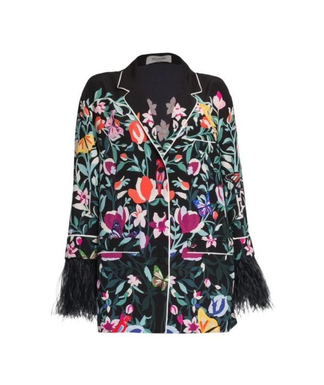 VALENTINO Мульти шелковый костюм с брюками, фото 6