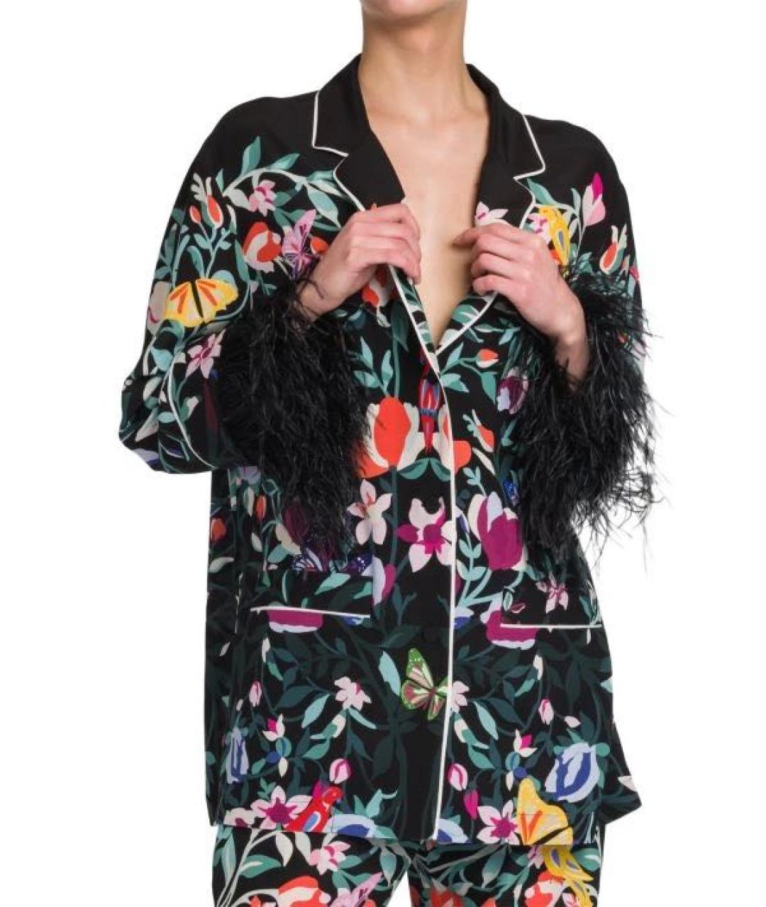 VALENTINO Мульти шелковый костюм с брюками, фото 3