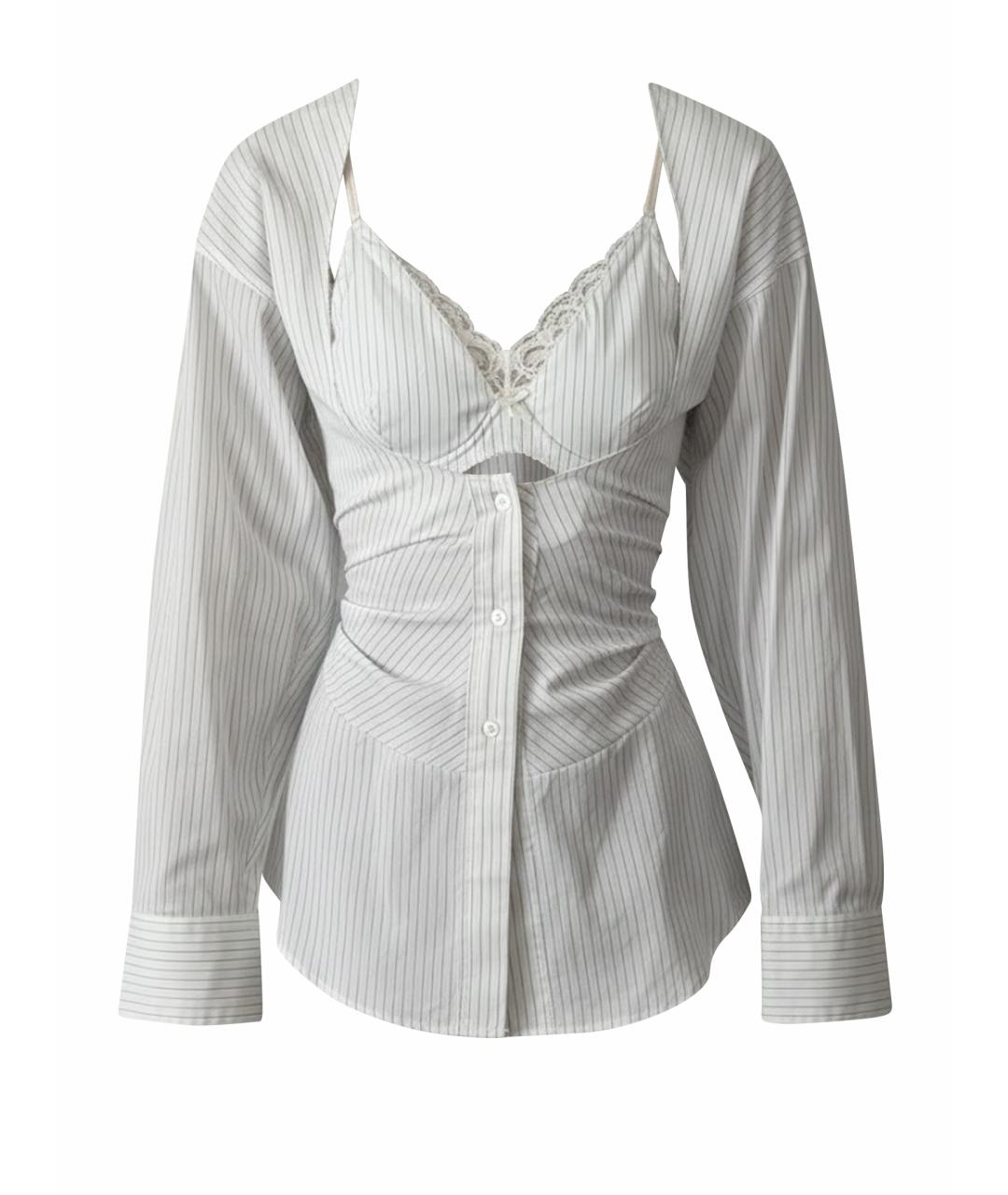 ALEXANDER WANG Белая хлопковая блузы, фото 1