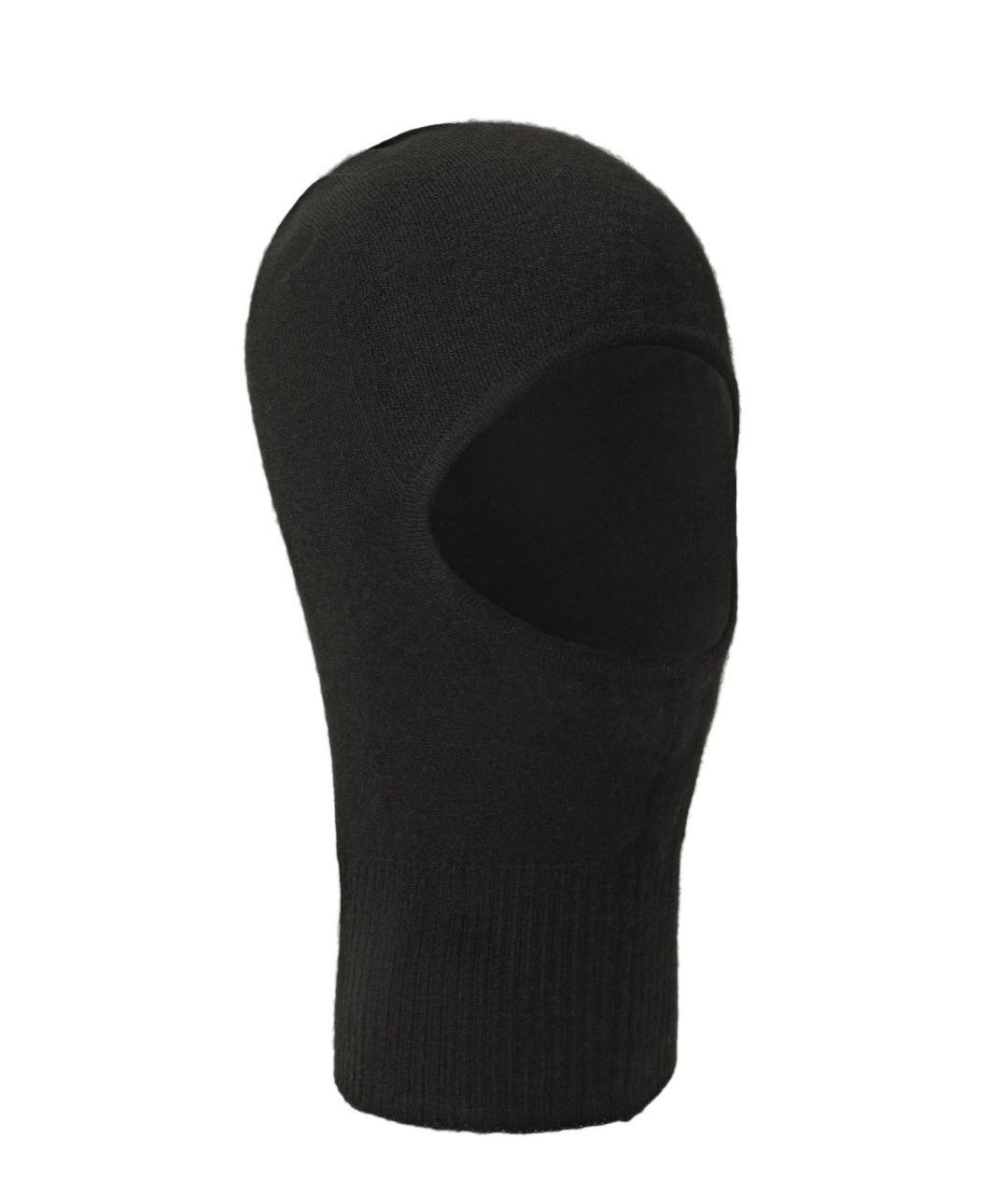 RICK OWENS Черная кашемировая шапка, фото 1