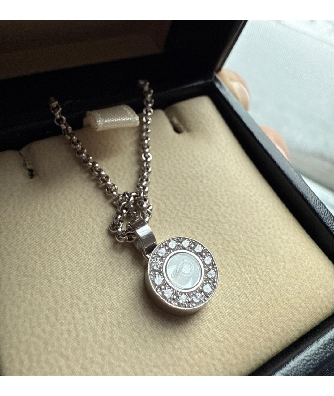 CHOPARD Серебряное колье из белого золота, фото 7