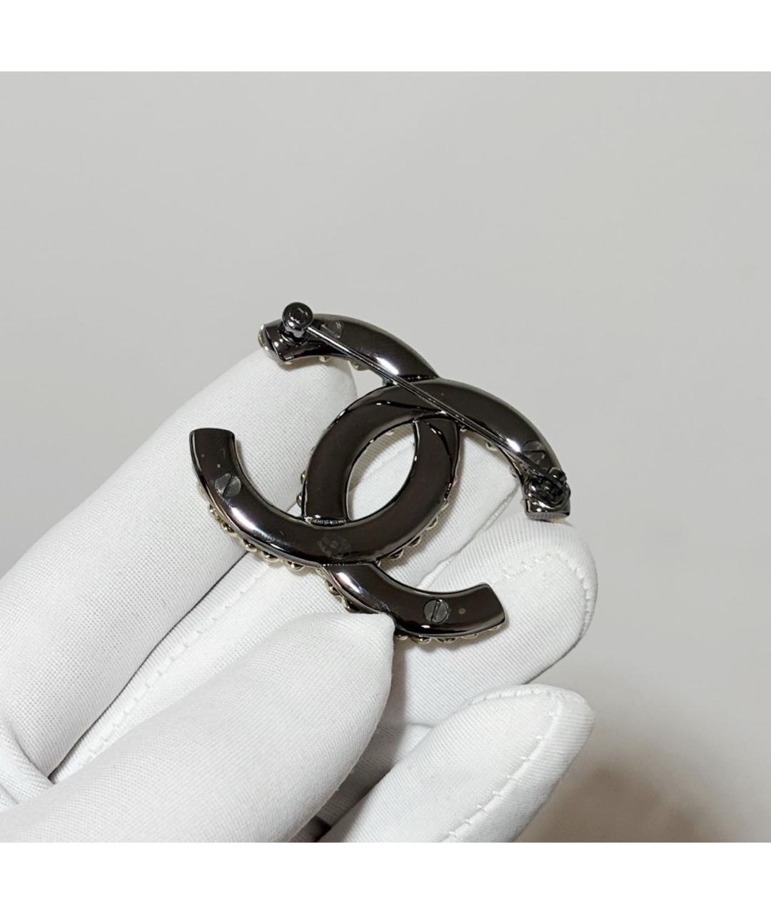 CHANEL Золотая металлическая булавка / брошь, фото 4