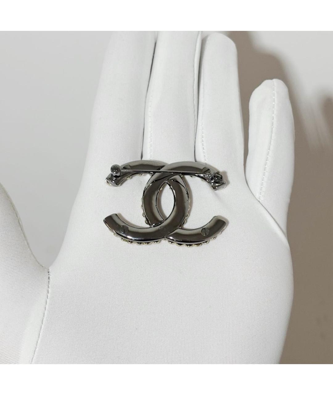 CHANEL Золотая металлическая булавка / брошь, фото 3