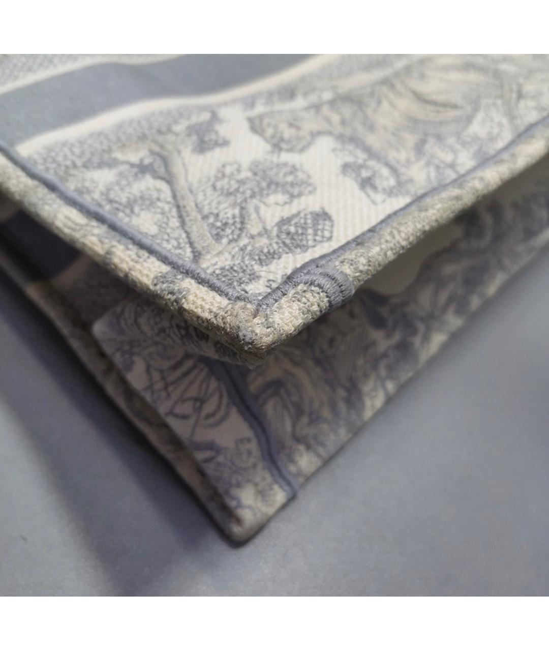 CHRISTIAN DIOR Серая сумка тоут, фото 5