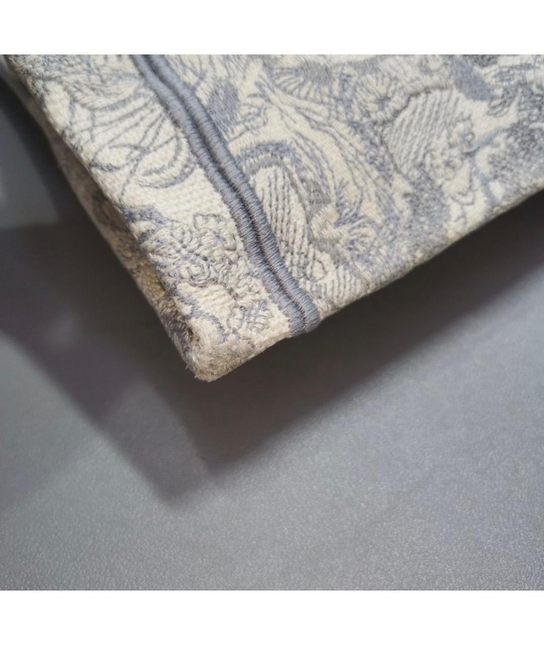 CHRISTIAN DIOR Серая сумка тоут, фото 6