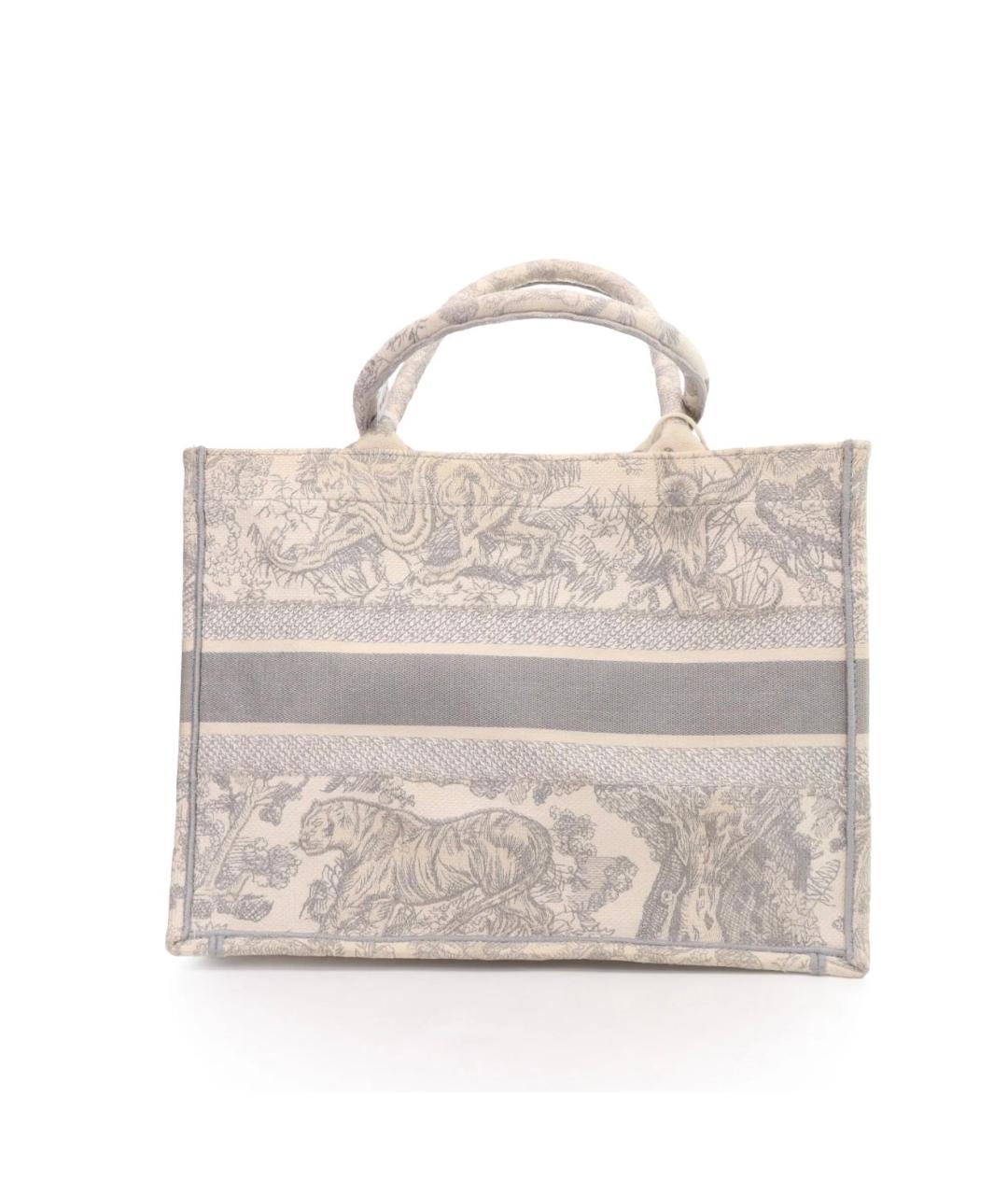 CHRISTIAN DIOR Серая сумка тоут, фото 2