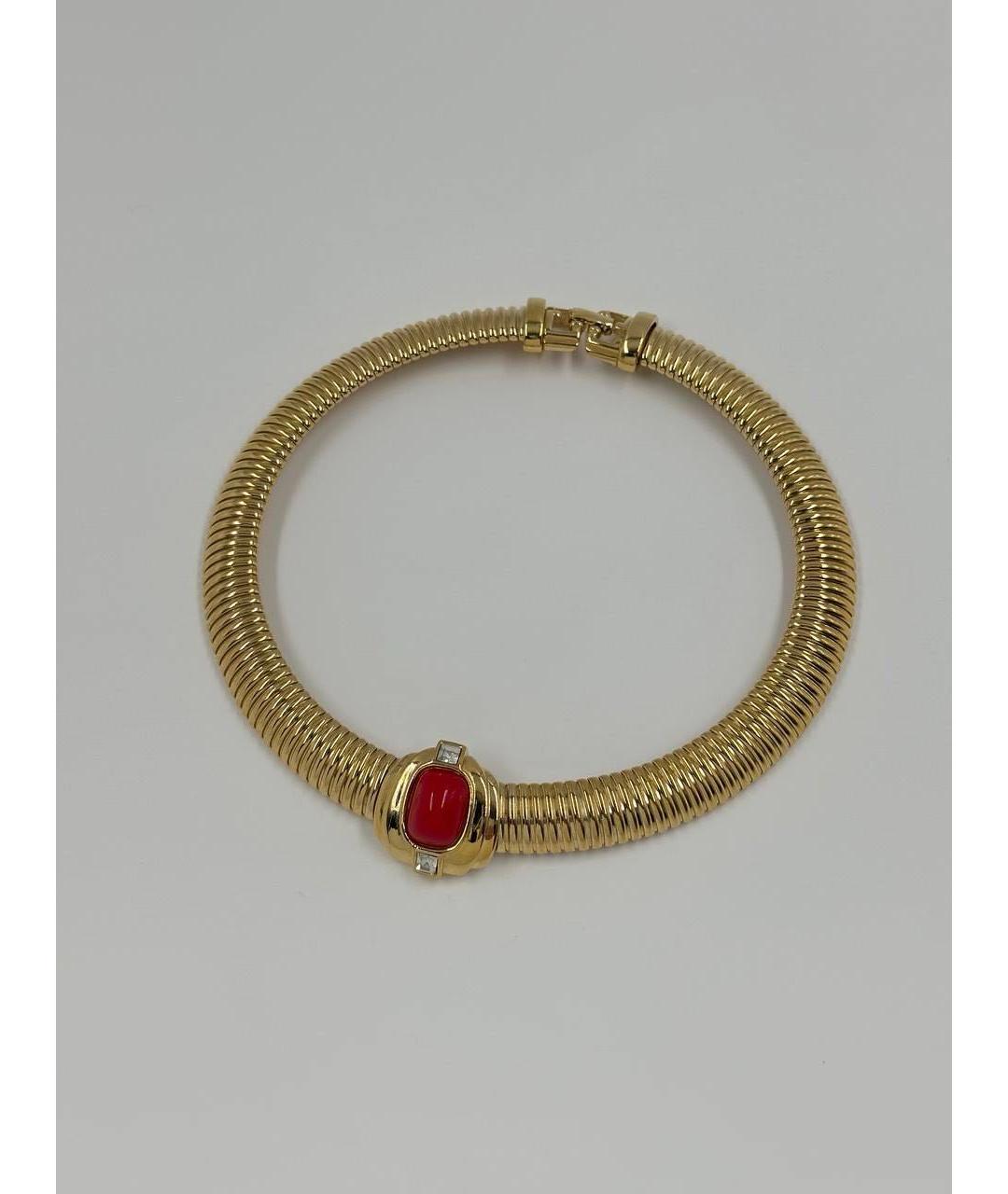 GIVENCHY Золотое металлическое колье, фото 9