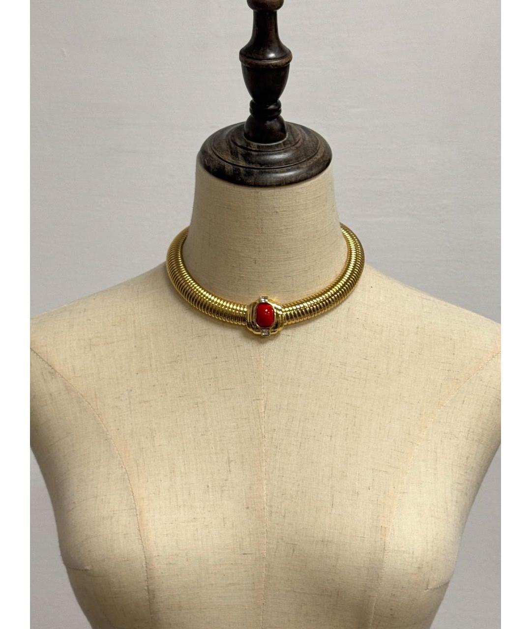 GIVENCHY Золотое металлическое колье, фото 8