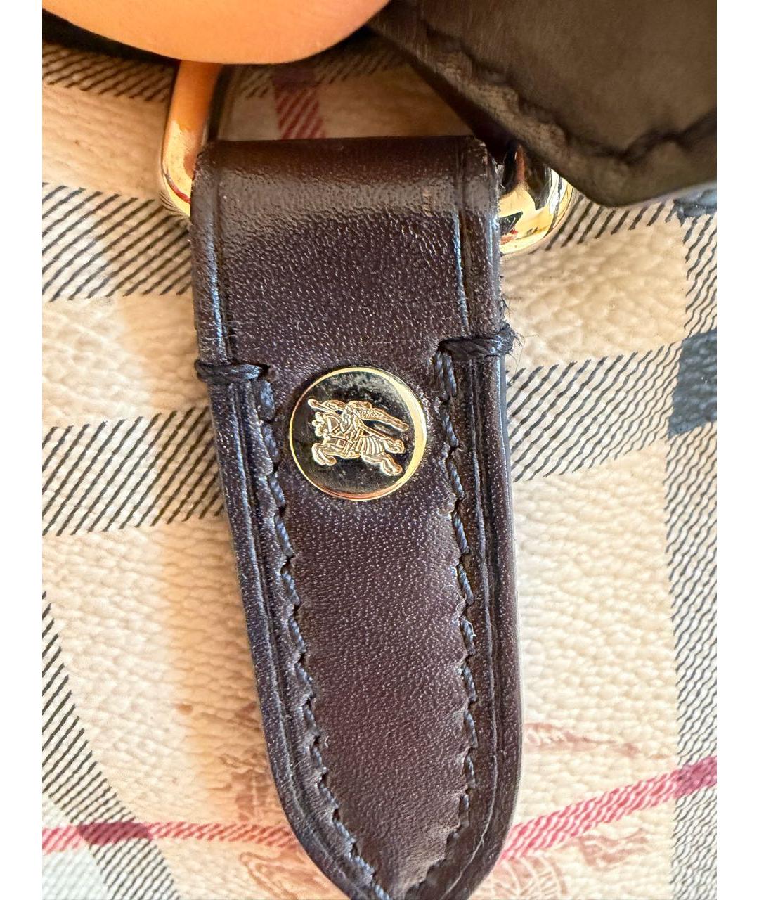 BURBERRY Коричневая сумка тоут, фото 7