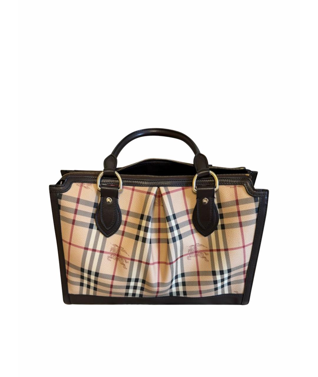 BURBERRY Коричневая сумка тоут, фото 1