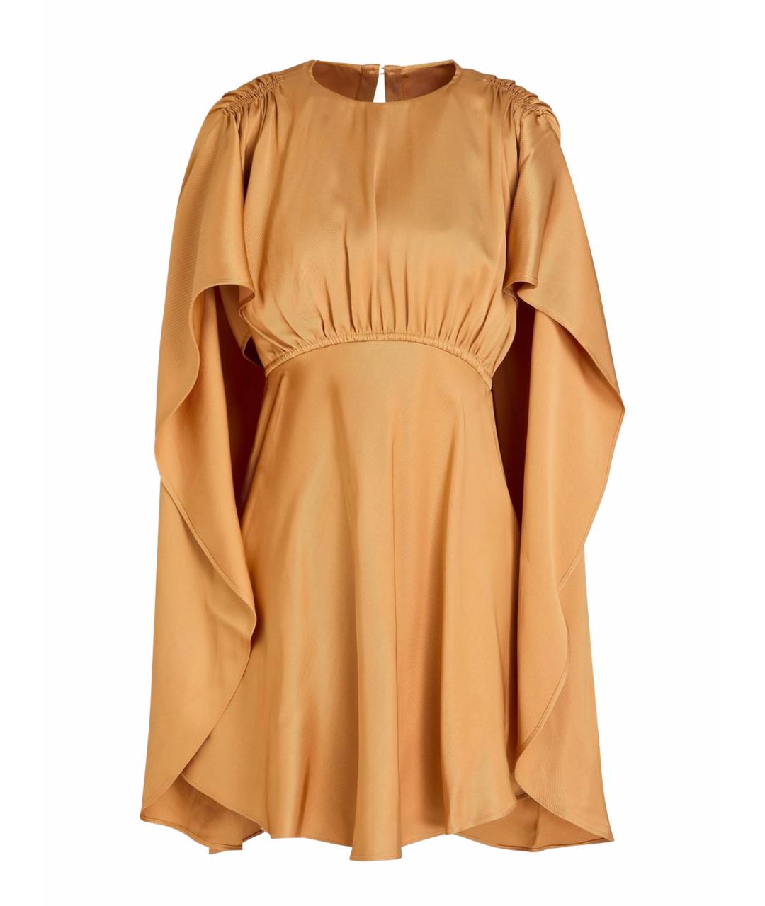 ZIMMERMANN Оранжевое вискозное коктейльное платье, фото 1