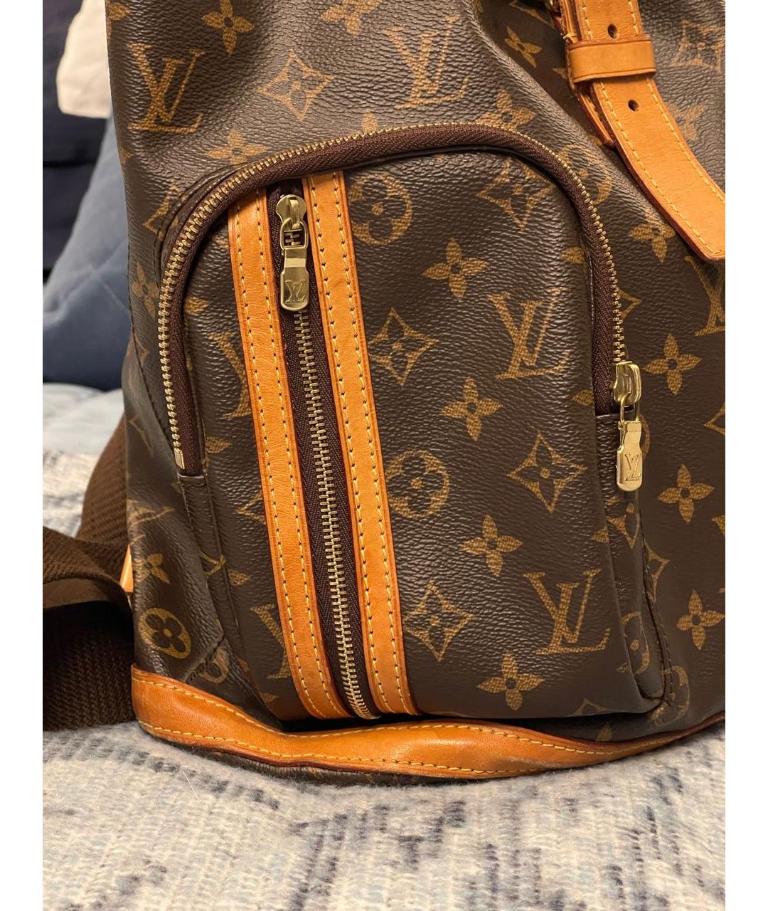 LOUIS VUITTON Коричневый рюкзак, фото 4