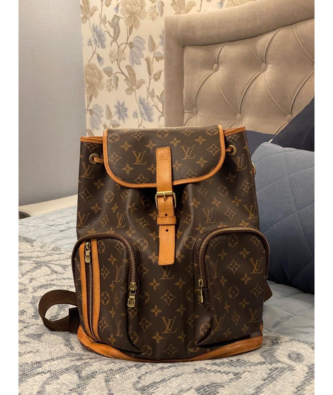 LOUIS VUITTON Коричневый рюкзак, фото 9