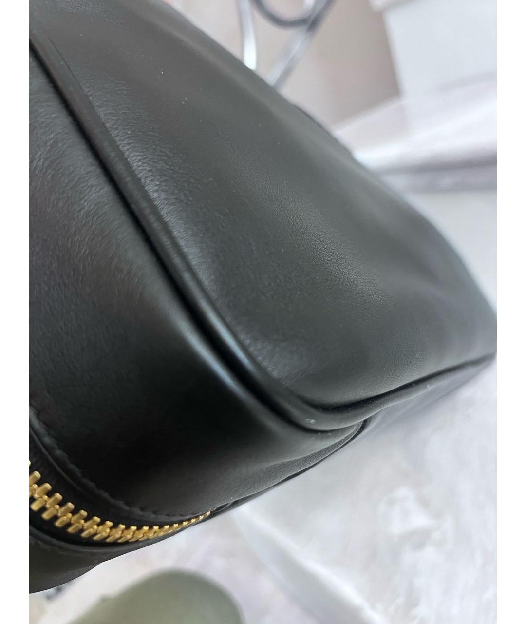 MIU MIU Черная кожаная сумка с короткими ручками, фото 6