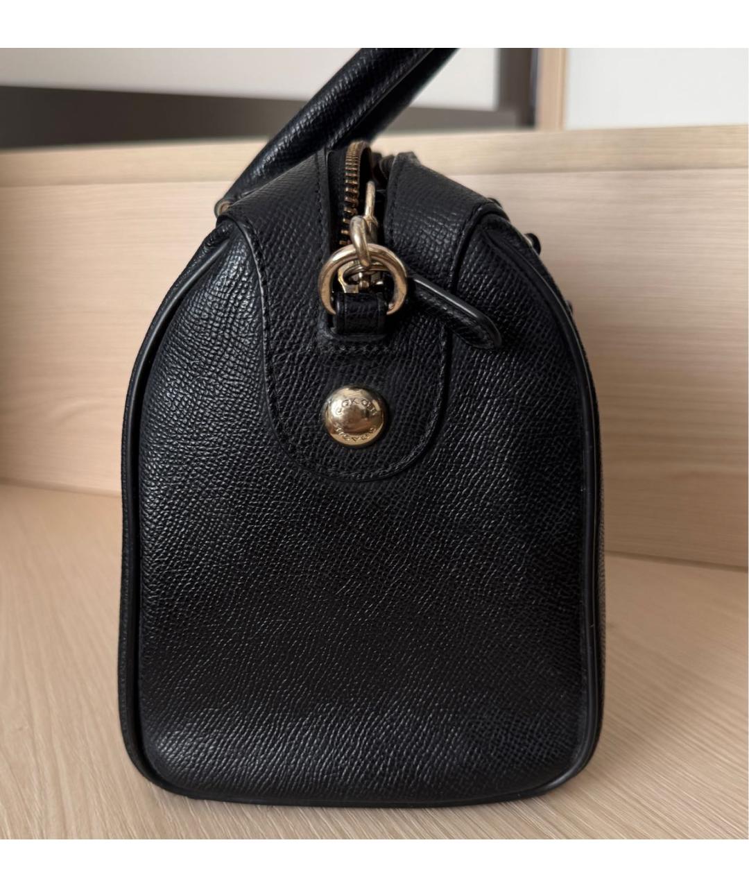 COACH Черная сумка с короткими ручками, фото 6