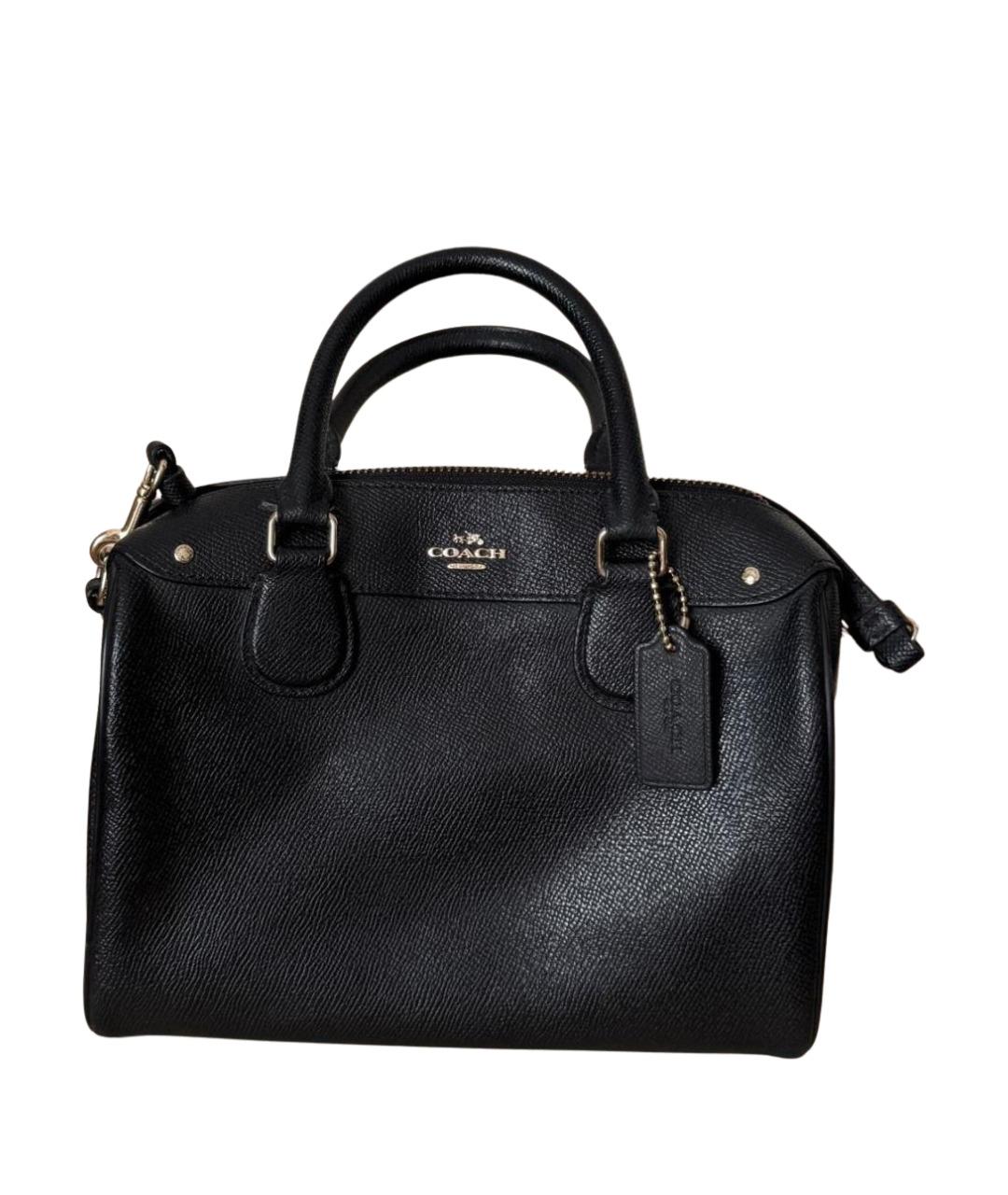 COACH Черная сумка с короткими ручками, фото 1