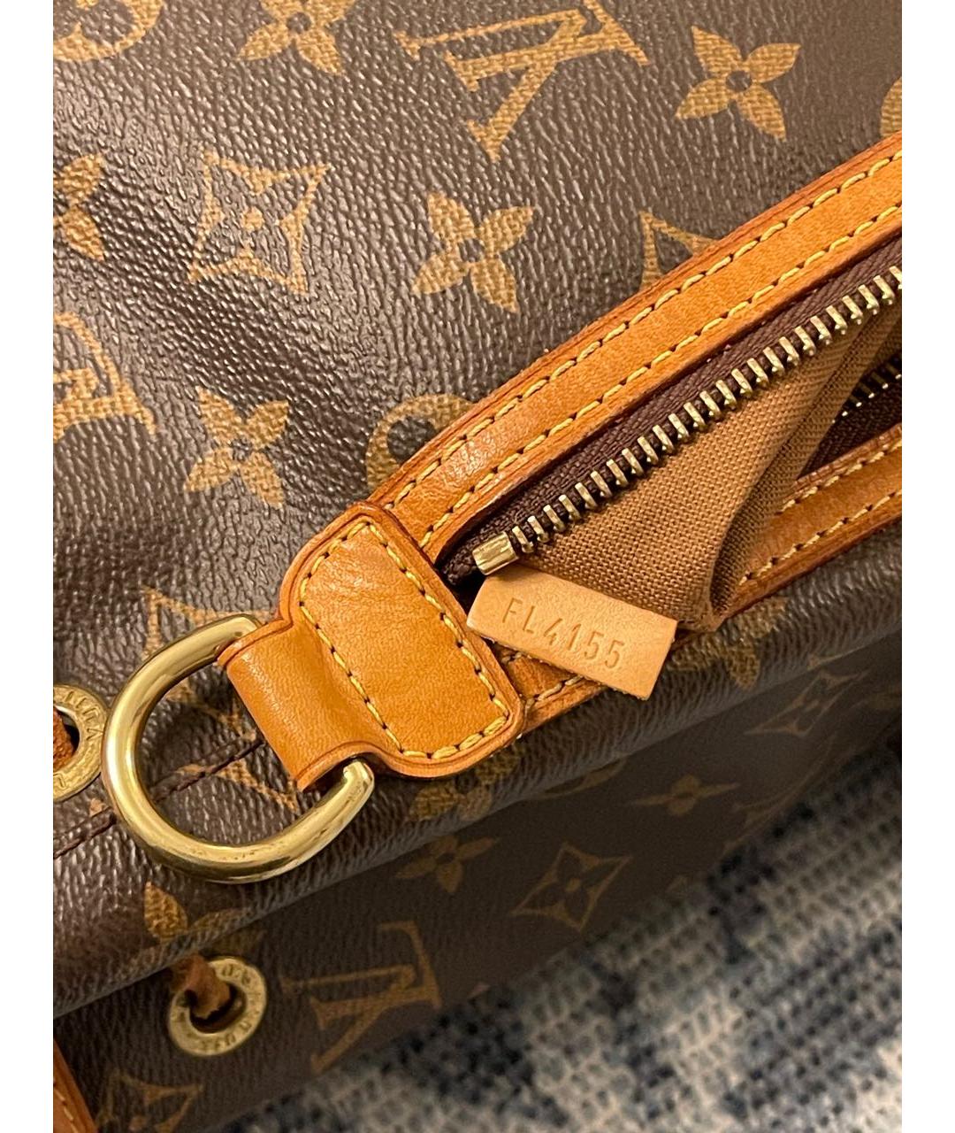 LOUIS VUITTON Коричневый рюкзак, фото 7